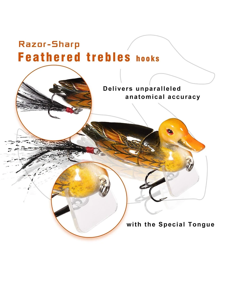 Gnuadz Easy Catch Jointed Swimbaits Bkk Hooks Wiggling Vibrating Lifelike Bass Lures