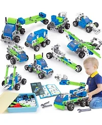 Gnuadz Electric Stem Building Toys 10 In 1 Educational Construction Kit