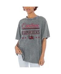 Gameday Couture Women's Gray South Carolina Gamecocks Here to Play Oversized T-Shirt