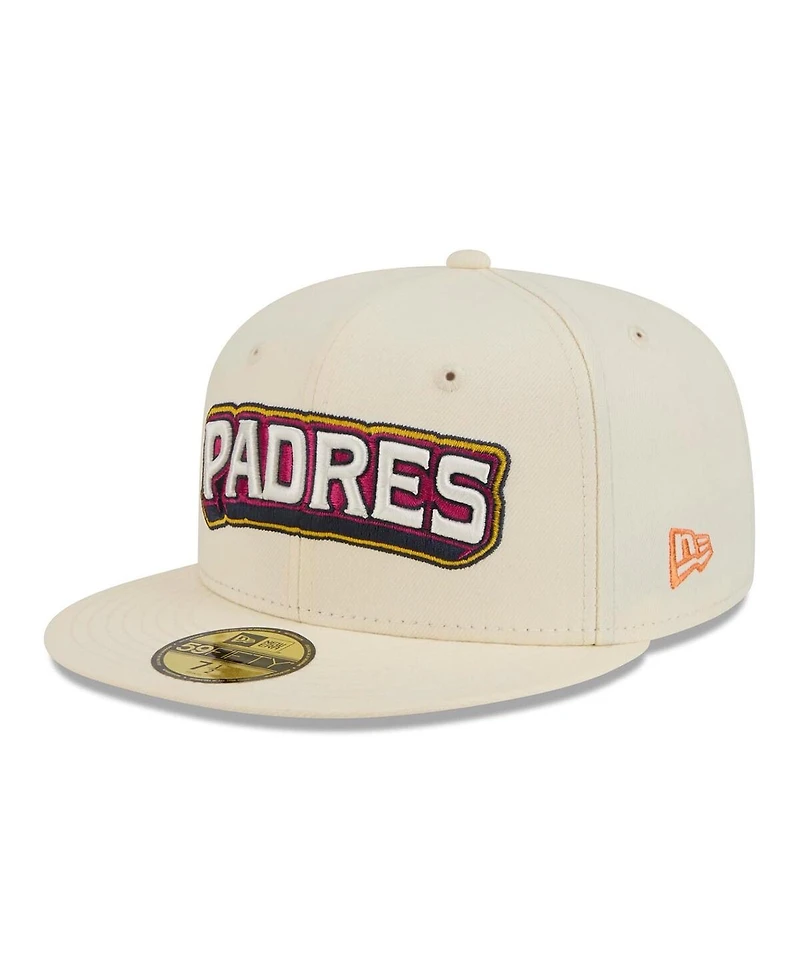 New Era Men's Cream San Diego Padres 2026 City Connect 59FIFTY Fitted Hat
