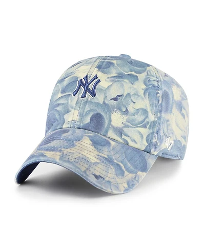 '47 Brand Women's Blue New York Yankees Gardenia Clean Up Adjustable Hat
