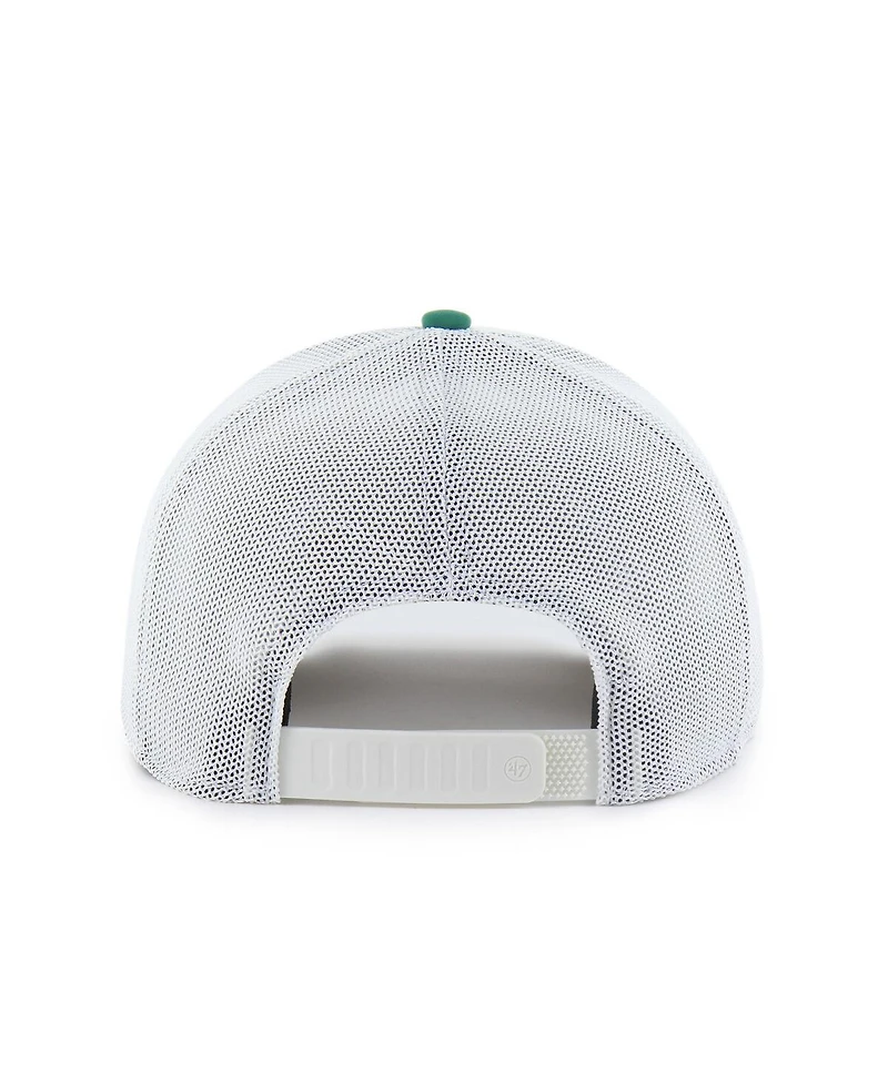 '47 Brand Men's Kelly Green/White Atlanta Braves Elevated Greens Adjustable Trucker Hat