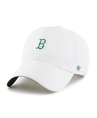 '47 Brand Men's White Boston Red Sox Elevated Greens Clean Up Adjustable Hat