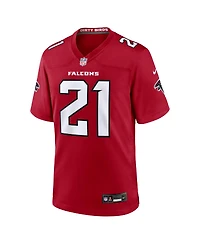 Nike Men's Deion Sanders Red Atlanta Falcons Retired Player Game Jersey