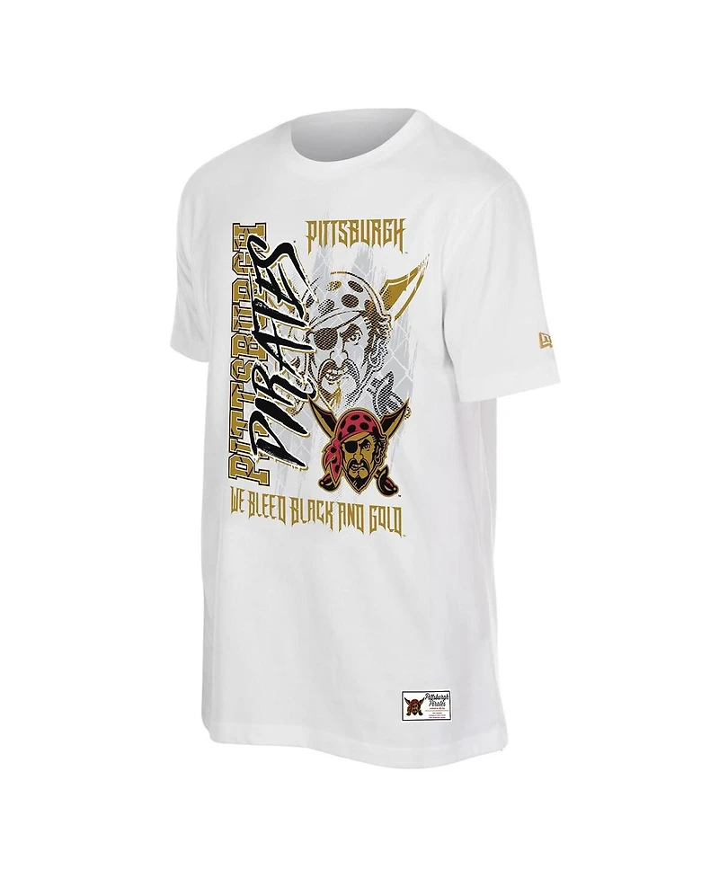 New Era Men's White Pittsburgh Pirates 2026 City Connect Photo Real T-Shirt