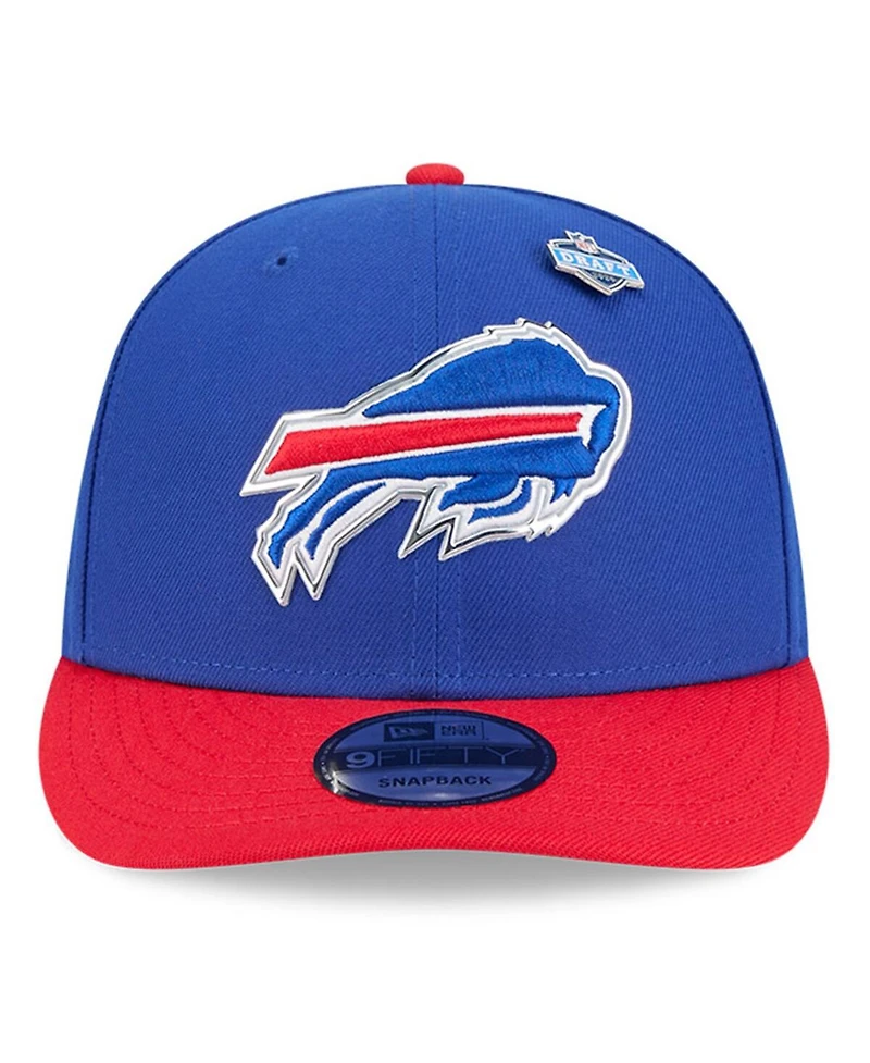 New Era Big Boys and Girls Royal/Red Buffalo Bills 2026 Nfl Draft Pre-Curved 9FIFTY Snapback Hat