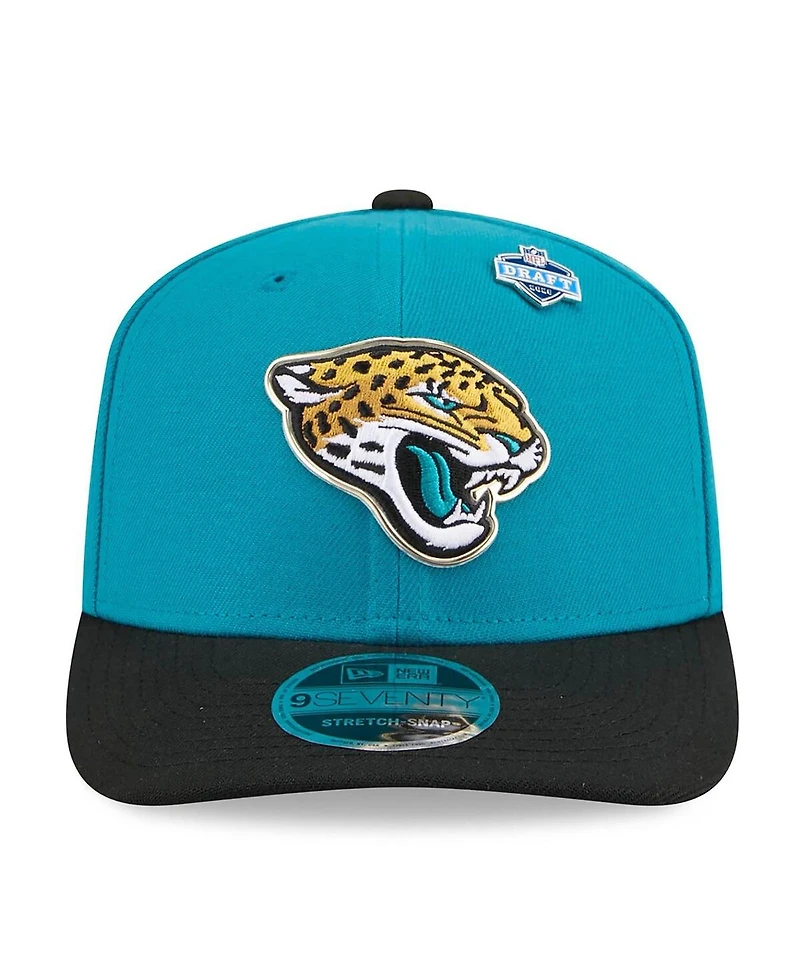New Era Men's Teal/Black Jacksonville Jaguars 2026 Nfl Draft 9SEVENTY Adjustable Hat