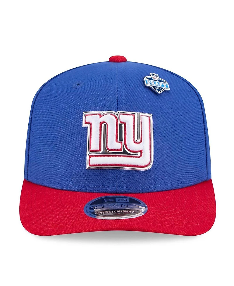 New Era Men's Royal/Red New York Giants 2026 Nfl Draft 9SEVENTY Adjustable Hat