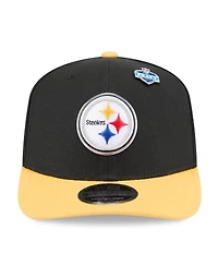 New Era Men's Black/Gold Pittsburgh Steelers 2026 Nfl Draft 9SEVENTY Adjustable Hat