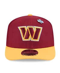 New Era Men's Burgundy/Gold Washington Commanders 2026 Nfl Draft 9SEVENTY Adjustable Hat