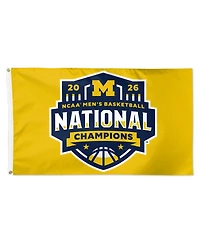 Wincraft Michigan Wolverines 2026 Ncaa Men's Basketball National Champions 3' x 5' Single-Sided Deluxe Flag