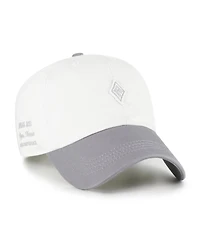 '47 Brand Men's and Women's White/Silver Las Vegas Aces Contemporary Two-Tone Clean Up Adjustable Hat
