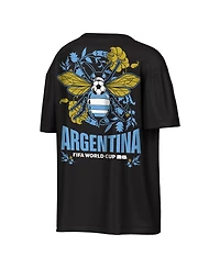 Outerstuff Men's Black Fifa World Cup 2026 Rally Oversized 2-Hit T-Shirt