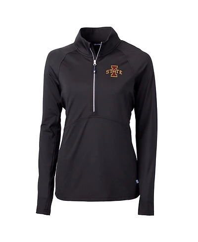 Cutter & Buck Women's Iowa State Cyclones Adapt Eco Knit Half-Zip Pullover Jacket