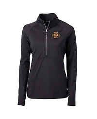 Cutter & Buck Women's Iowa State Cyclones Adapt Eco Knit Half-Zip Pullover Jacket