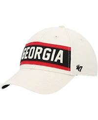 '47 Brand Men's Cream Georgia Bulldogs Crossroad Mvp Adjustable Hat