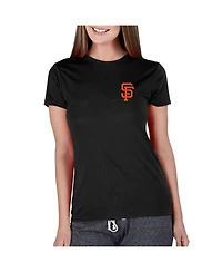 Concepts Sport Women's Black San Francisco Giants Marathon Knit Top
