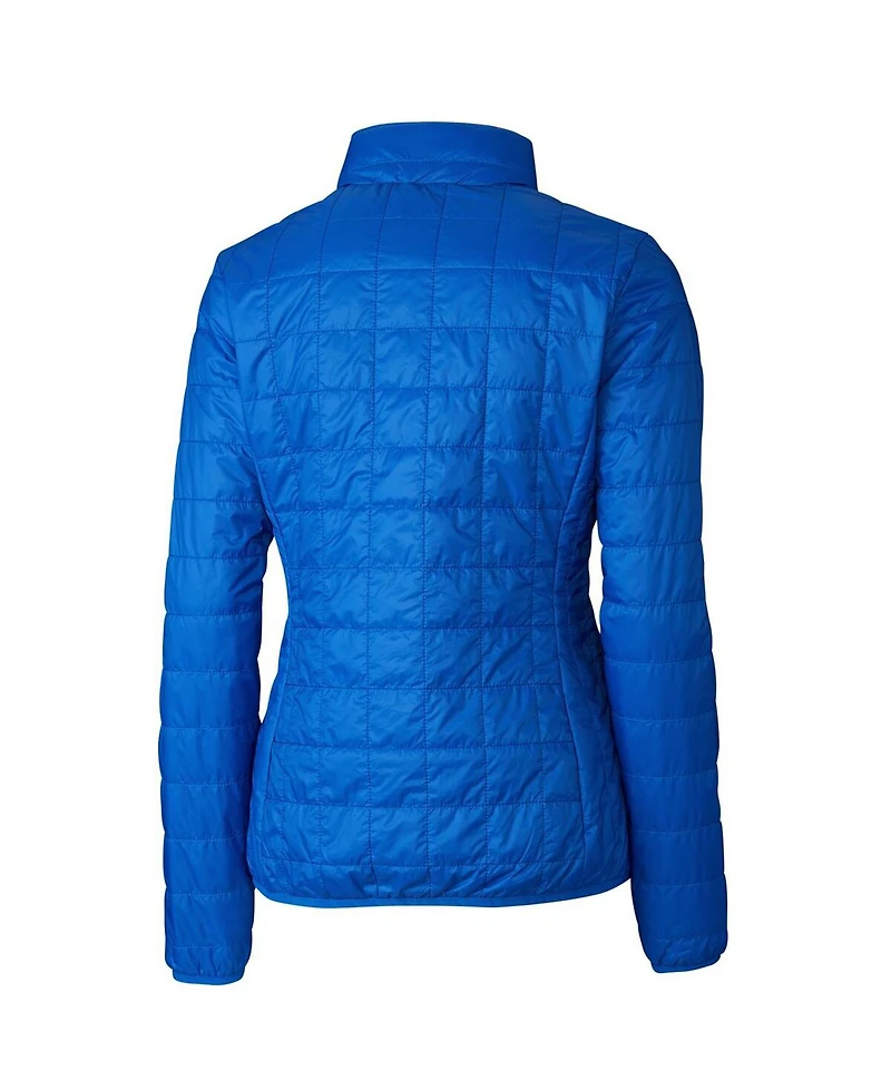 Cutter & Buck Women's Royal New York Mets Rainier PrimaLoft Eco Full-Zip Puffer Jacket