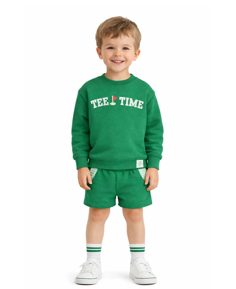 Bits & Bows Kids and Little/Big Unisex Seersucker Pocket Shorts