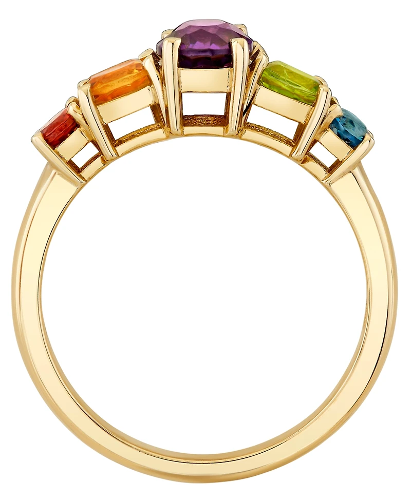 Macy's Multi-Gemstone (1.79 ct. t.w.) Ring in 10k Yellow Gold