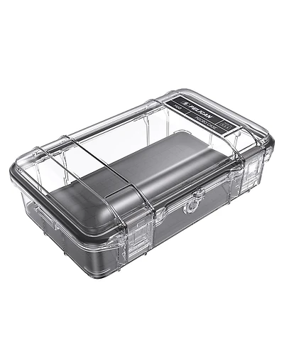 Pelican M60 Waterproof Hard Micro Case, Large, Clear