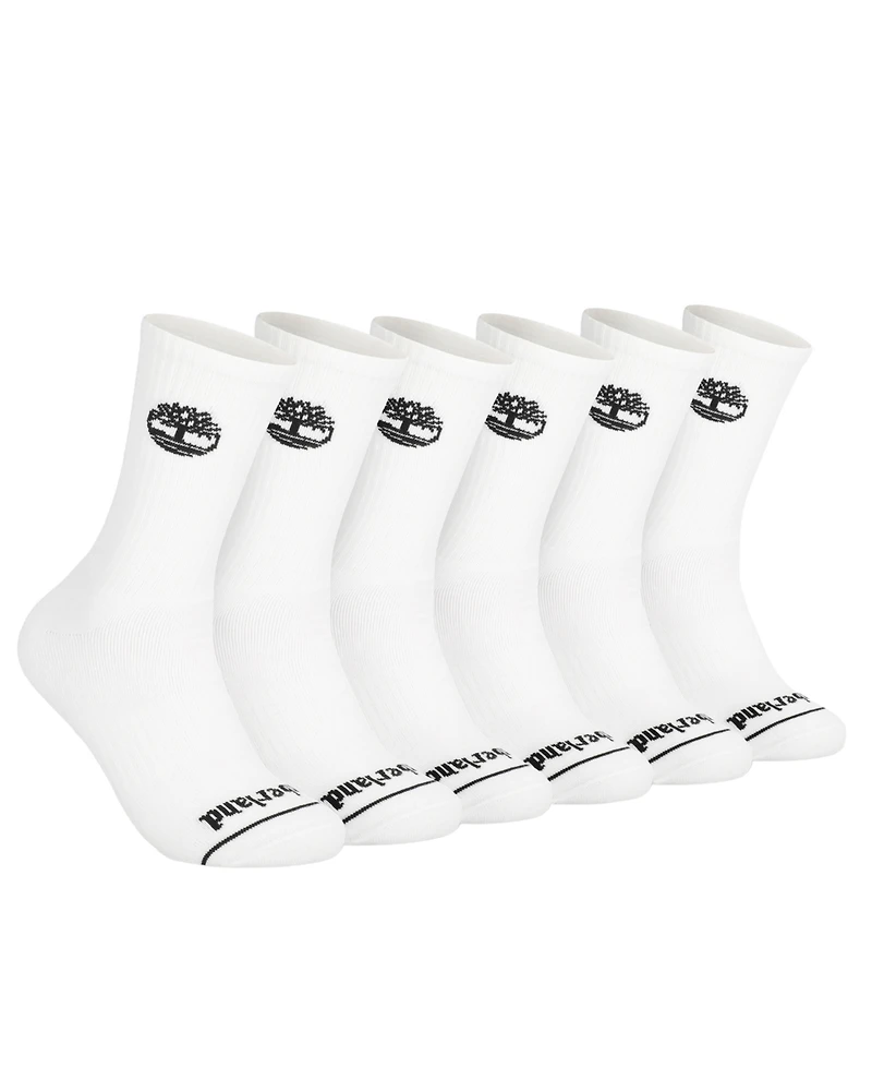 Timberland Men's 6-Pack Millboro Crew Socks