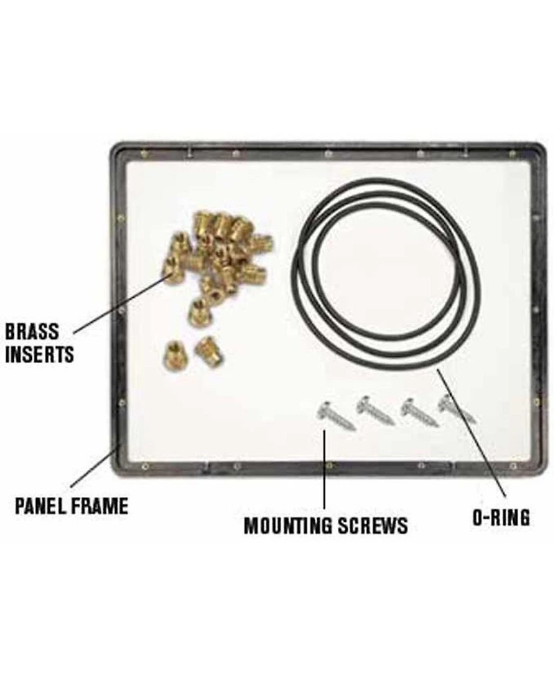 Pelican 1200 Watertight Mini-s Hard Case, Bundle with Special Application Panel Frame Kit