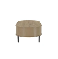 New Classic Furniture Brax 47.25 in. Oval Wood Coffee Table