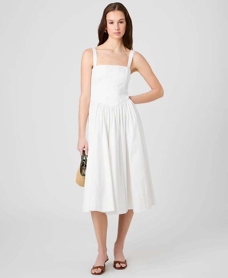 French Connection Women's Fitted Bodice Midi Dress