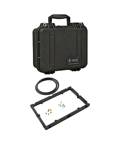 Pelican 1400 Watertight Hard Case with Foam Insert, Bundle with 1400PF Special Application Panel Frame Kit