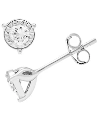 Macy's Diamond Stud Earrings (1/4 ct. t.w.) in 10k White Gold