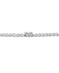 Wrapped in Love Diamond Necklace (2 ct. t.w.) in Sterling Silver