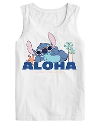 Hybrid Apparel Men's Aloha Stitch Round Neck Graphic T-Shirt