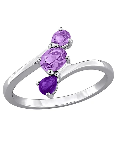 Macy's Amethyst (5/8 ct. t.w.) Ring Sterling Silver (Also Available Rhodolite)