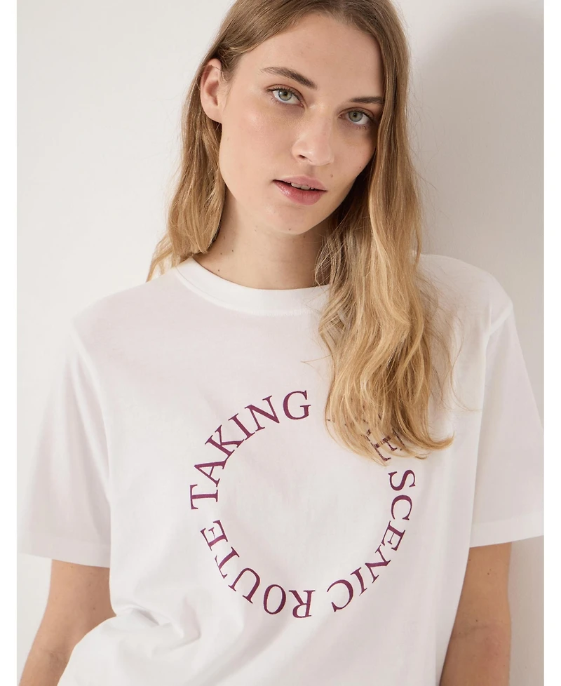 Hush Women's Taking The Scenic Route Graphic T-shirt