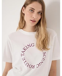 Hush Women's Taking The Scenic Route Graphic T-shirt