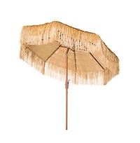 Augusta Home Tiki 9 Ft Crank Umbrella