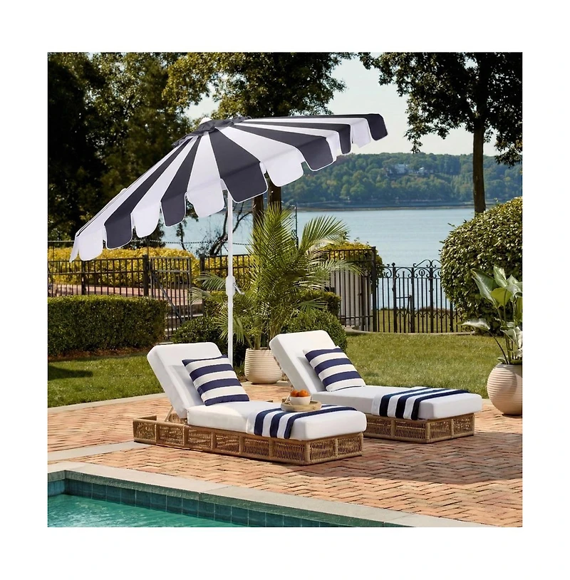 Augusta Home Mezze 9 Ft Crank Umbrella