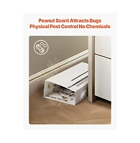 Sugift Insect Glue Trap 36 Pack Glue Boards Peanut Scent Foldable Design Sticky Pest Control Adhesive