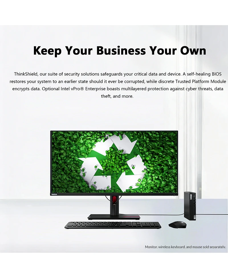 Lenovo ThinkCentre M70q Mini Desktop Pc
