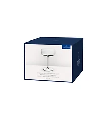 Villeroy & Boch Afina Crystal Champagne Coupe Glasses, Set of 4