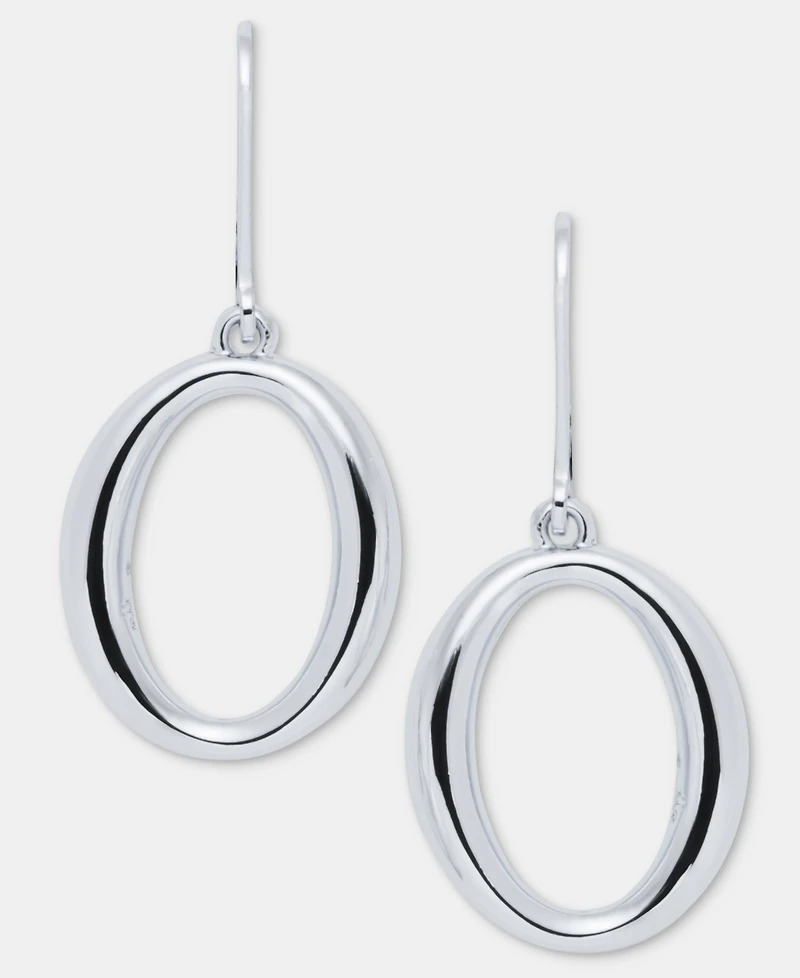 Lauren Ralph Open Oval Drop Earrings