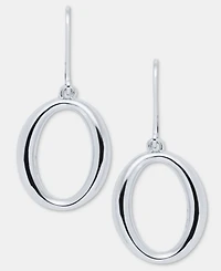 Lauren Ralph Open Oval Drop Earrings