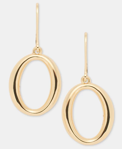 Lauren Ralph Open Oval Drop Earrings