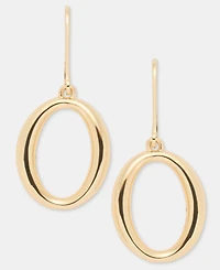Lauren Ralph Open Oval Drop Earrings
