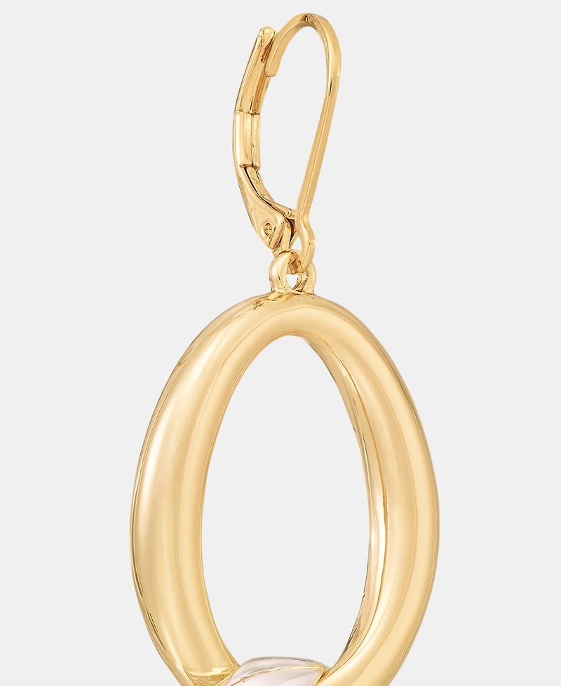 Lauren Ralph Lauren Linked Oval Double Drop Earrings