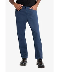 Cultura Men's Saddle Stitch Color Denim Jeans