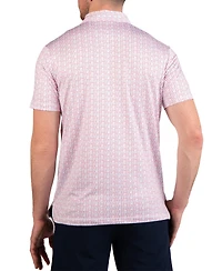 Tailorbyrd Men's Martini Glasses Printed Performance Polo