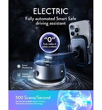 Lisen Electric Suction Car Phone Mount, Magnetic Vacuum Holder with Auto Lock, Adjustable Dashboard and Windshield Mount for iPhone, Samsung