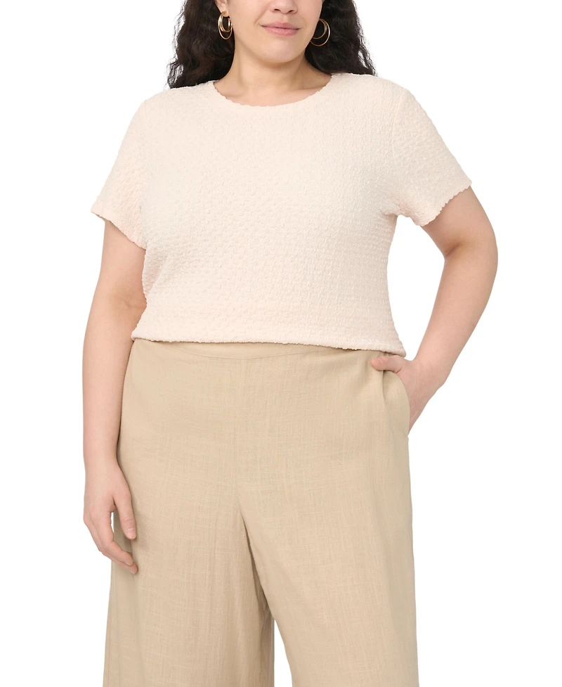 Vince Camuto Plus Crewneck T-Shirt